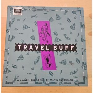 Travel Buff A Challenging Game of Travel Imagination‎ Board Game Complete